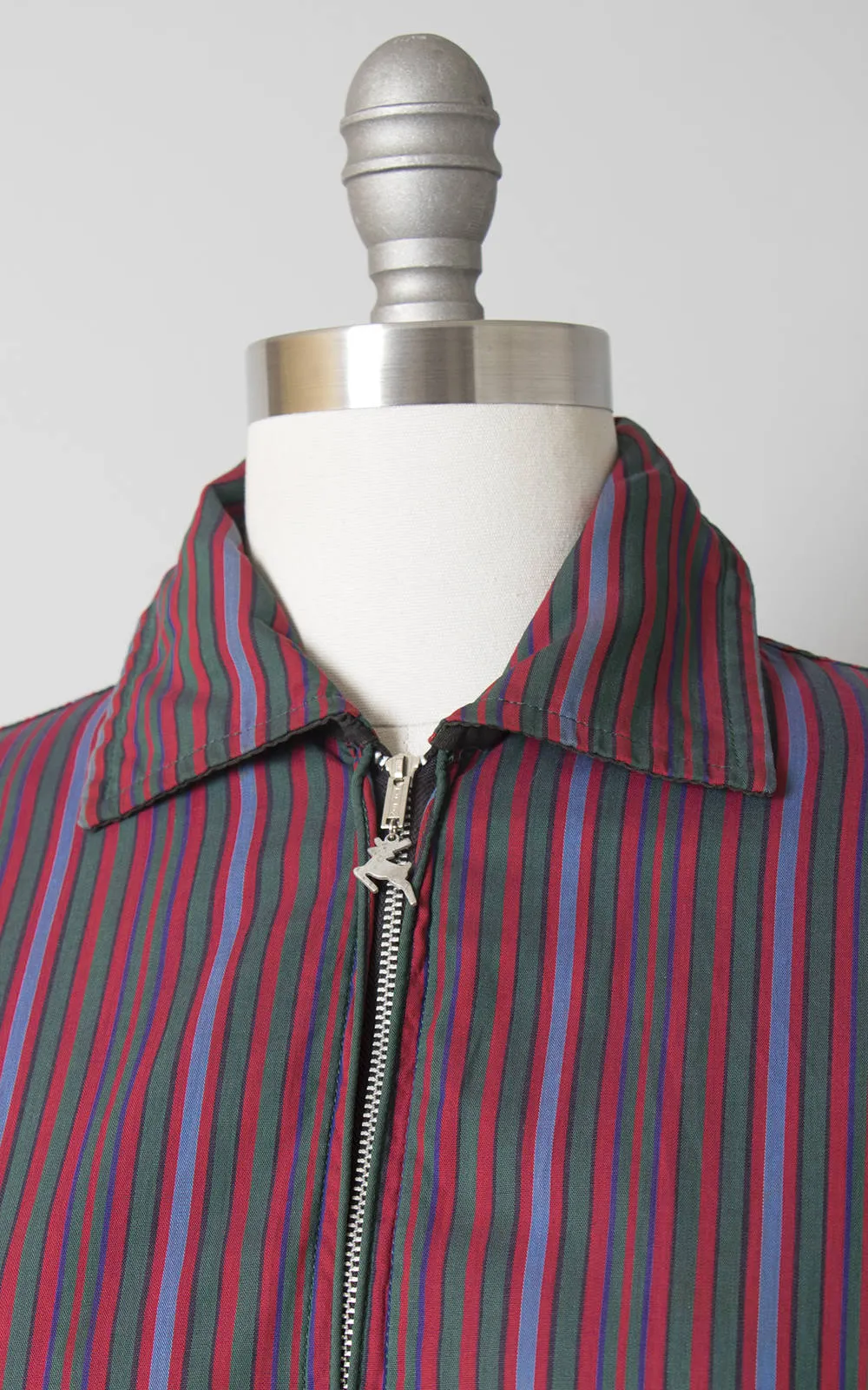 1940s 1950s White Stag Reversible Striped Ski Jacket | small/medium