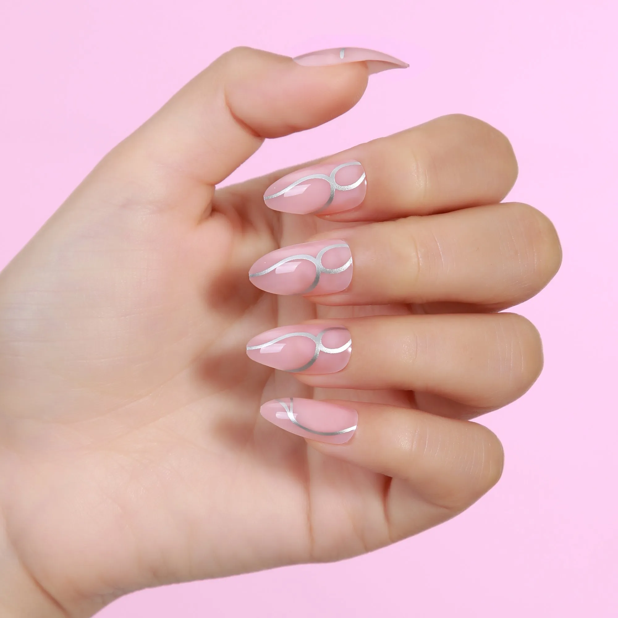 24pcs/Set Press On Nails XNPH1374
