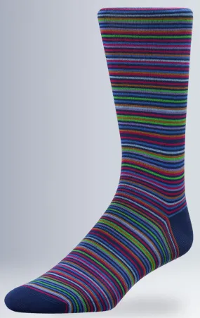 Bluth Navy Striped Socks (Men's)