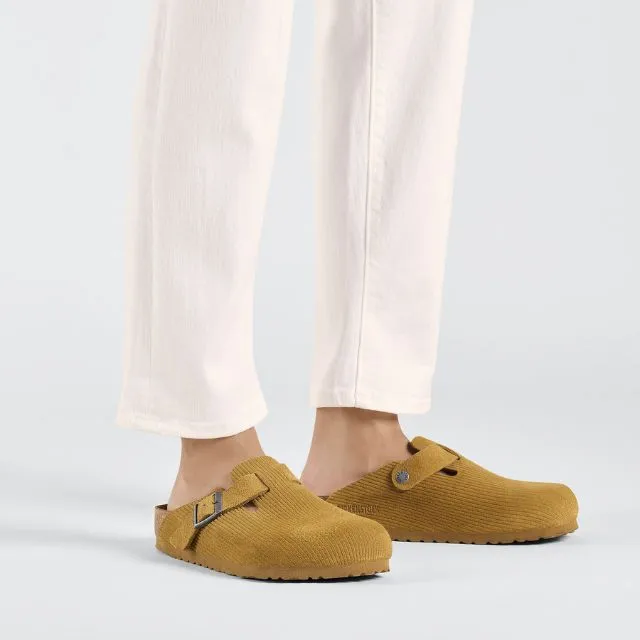 Boston Suede Corduroy Embosssed - Cork Brown