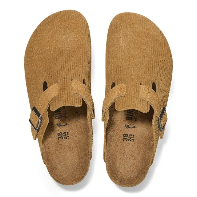 Boston Suede Corduroy Embosssed - Cork Brown