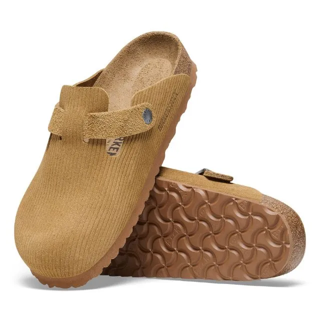 Boston Suede Corduroy Embosssed - Cork Brown