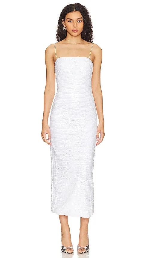 Bubish Hannah Sequin Dress in White