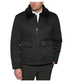 CLUB ROOM - Faux Suede Jacket
