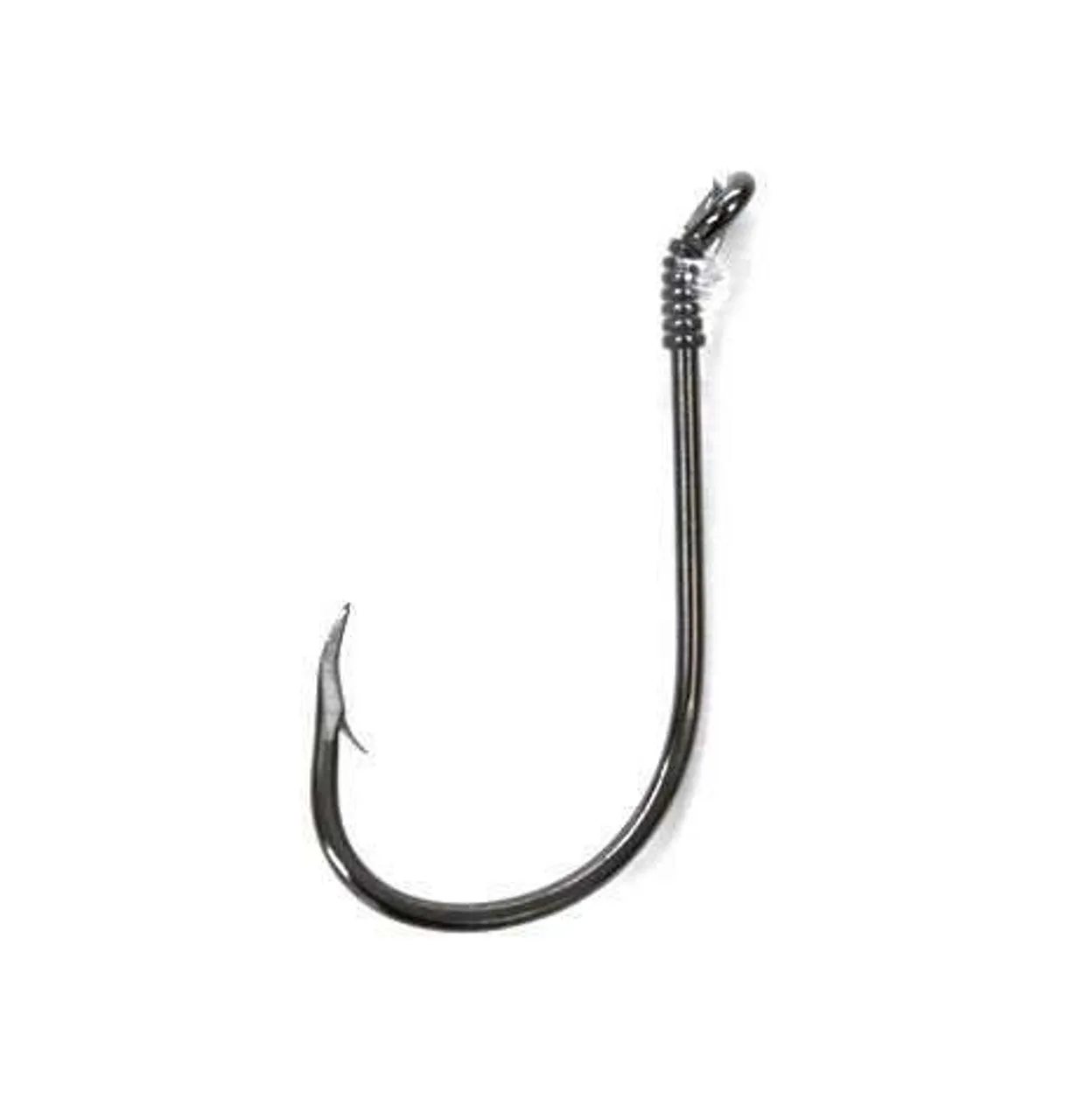 EAGLE CLAW LAZER SHARP INLINE INLINE CIRCLE OCTOPUS 36" STRIPER SNELL HOOK SIZE 8/0
