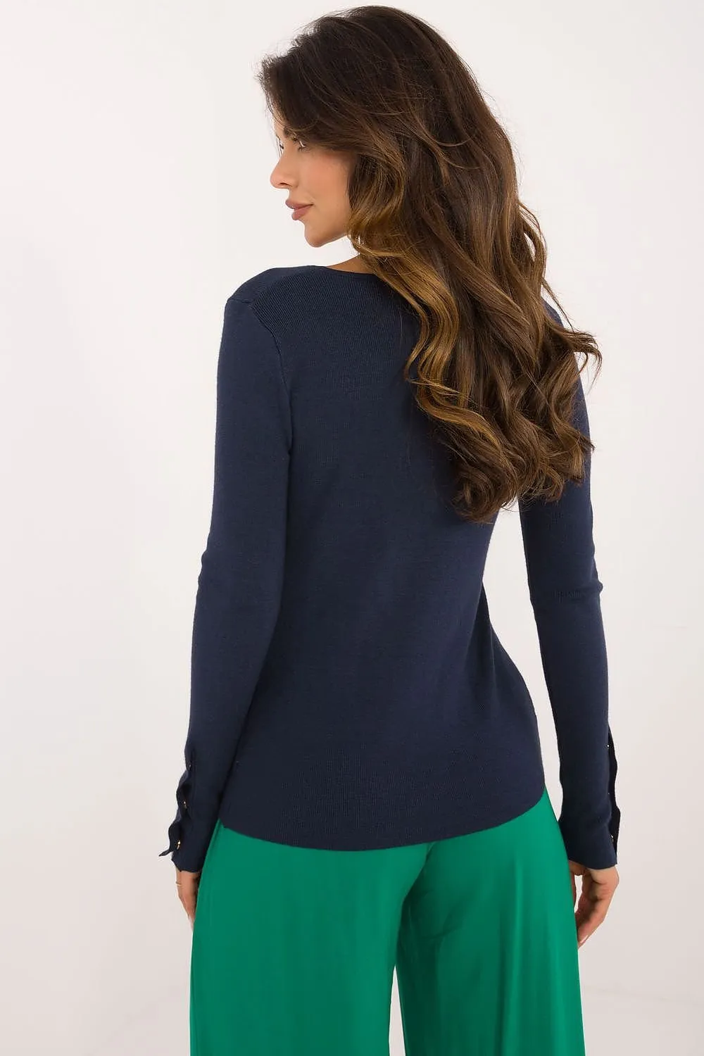 Everyday Elegance Buttoned Sweater