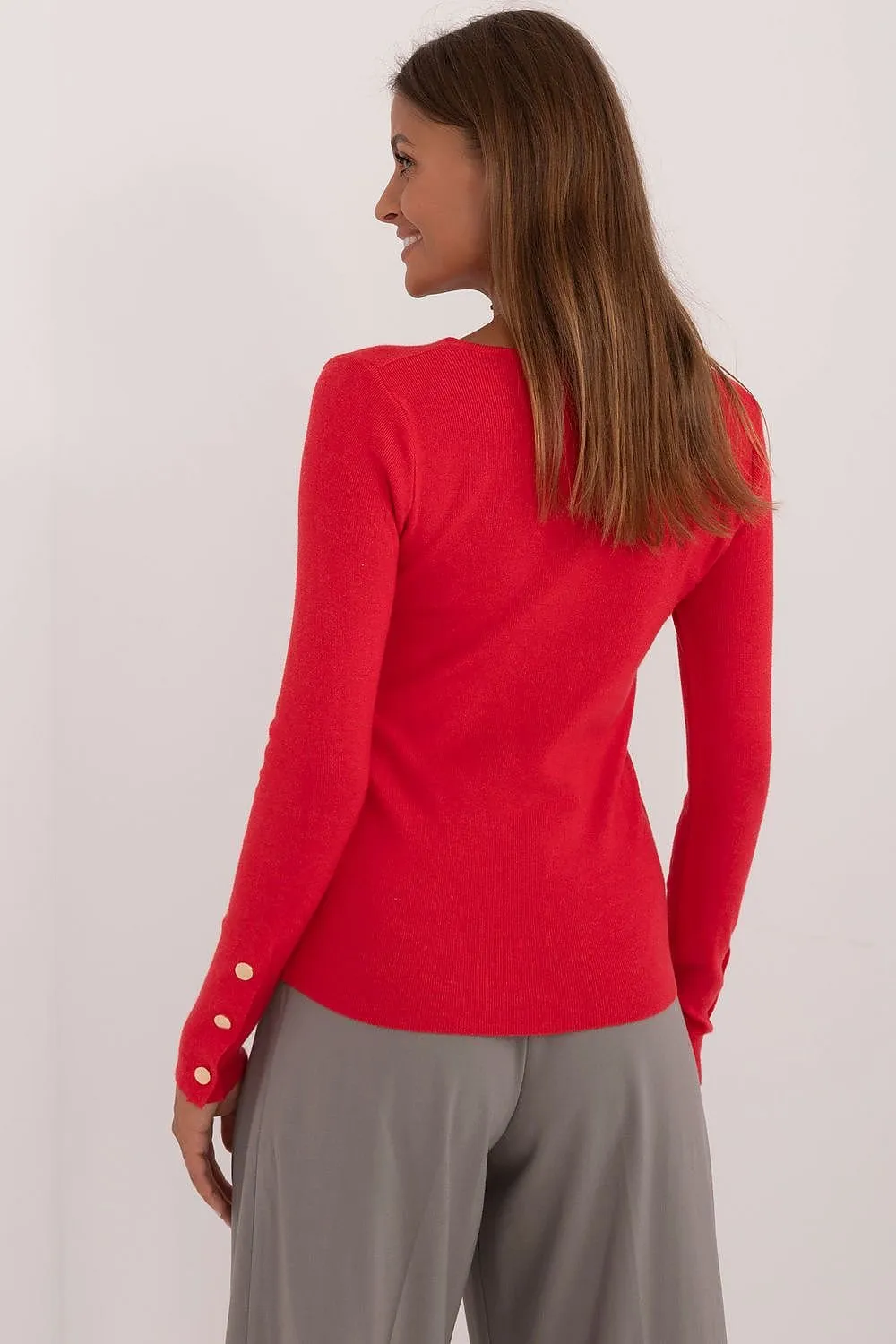 Everyday Elegance Buttoned Sweater
