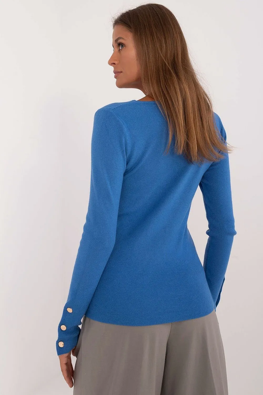 Everyday Elegance Buttoned Sweater