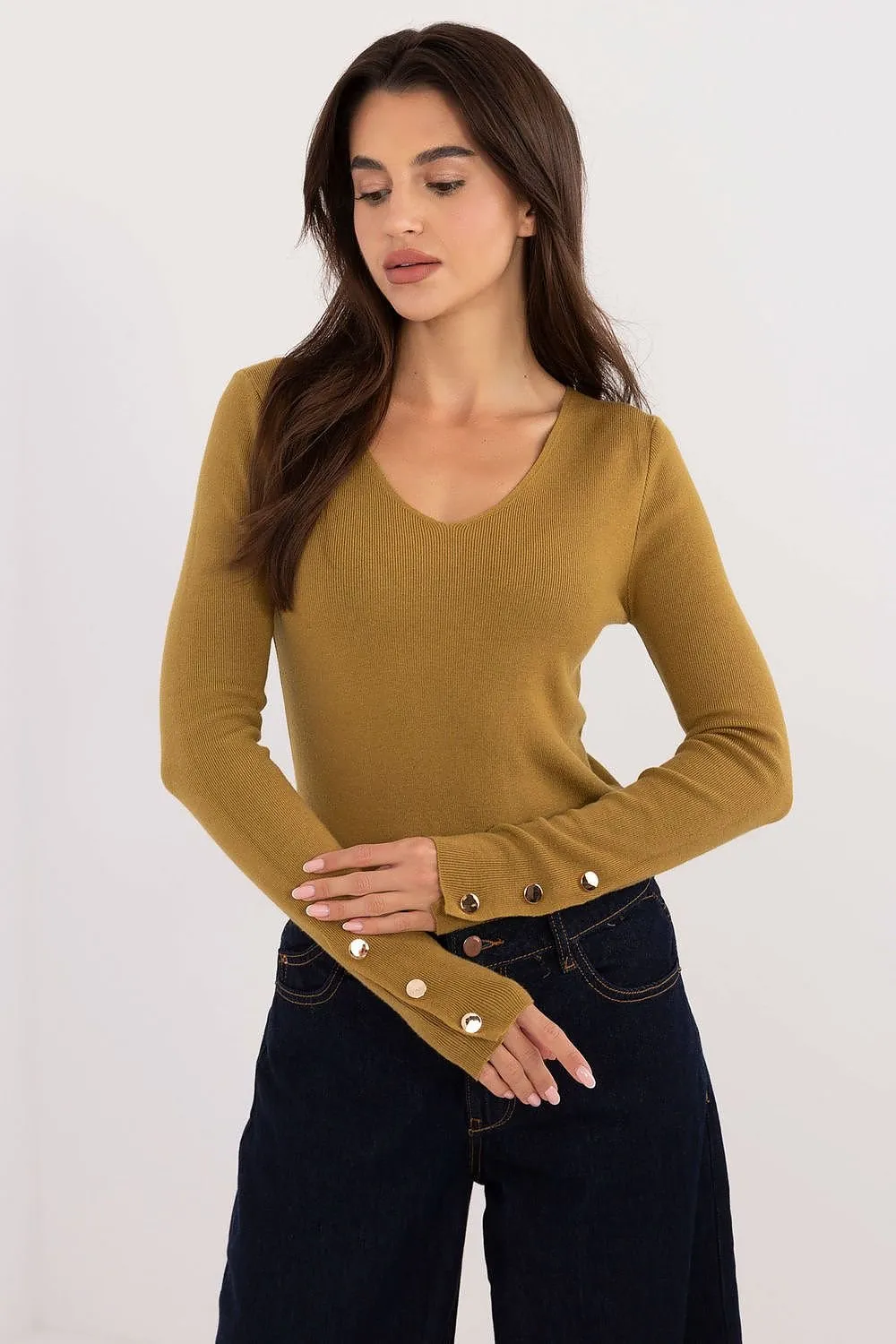 Everyday Elegance Buttoned Sweater