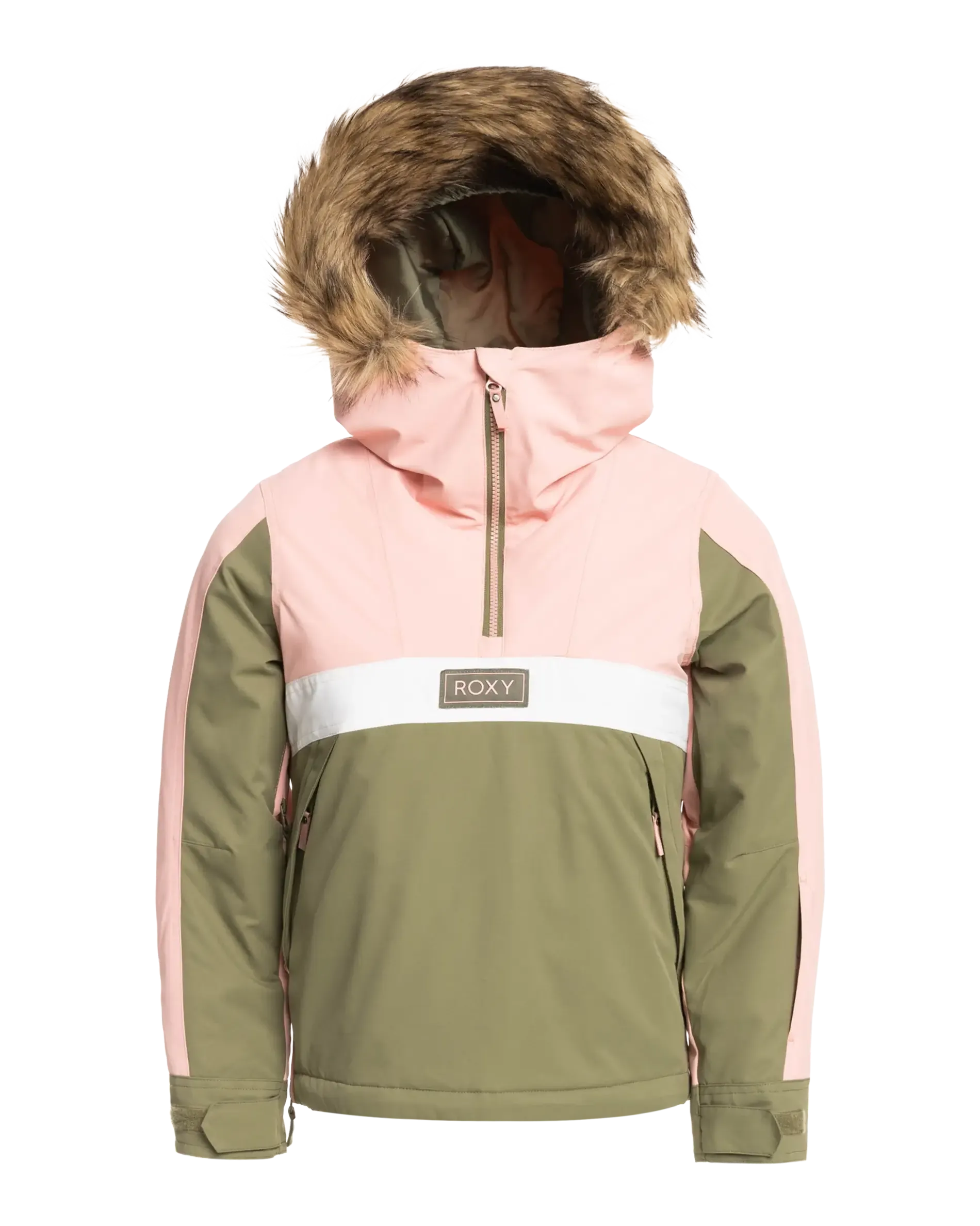 Girls Shelter Technical Jacket in Deep Lichen Green