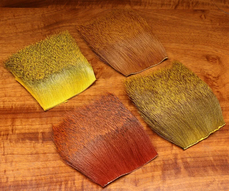 Hareline Dyed Deer Body Hair Olive