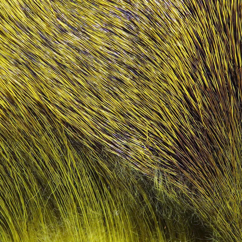 Hareline Dyed Deer Body Hair Olive