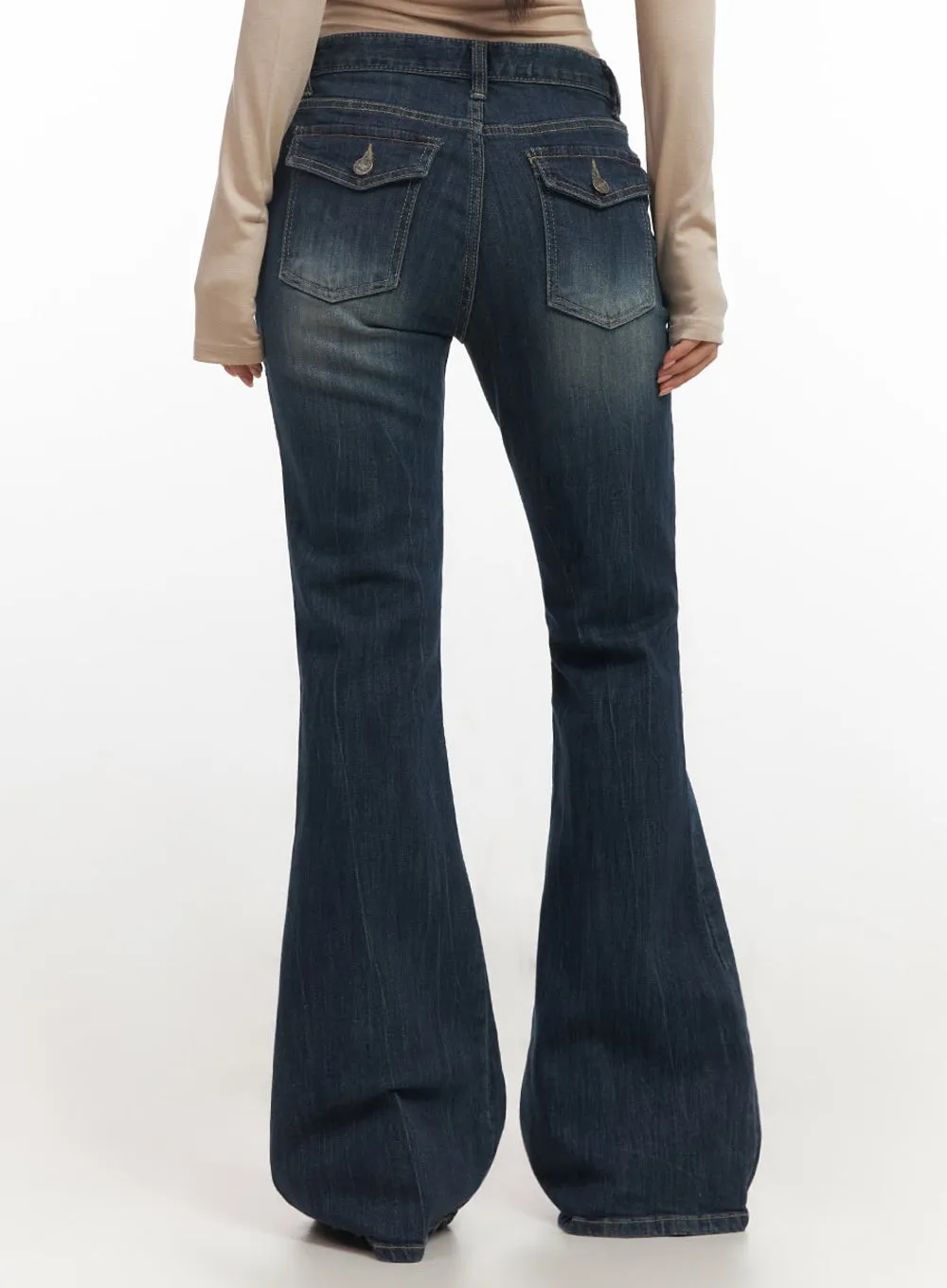 Hayley Slim-Fit Flared Jeans IF510