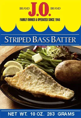 J.O. Striped Bass Batter - 10oz Box