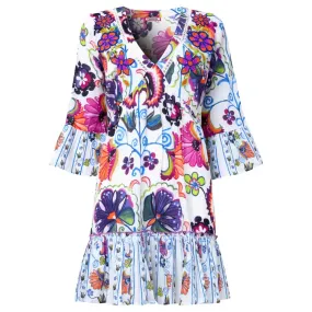 Joe Browns 10 Multi-Coloured Bold Beautiful Tunic Top