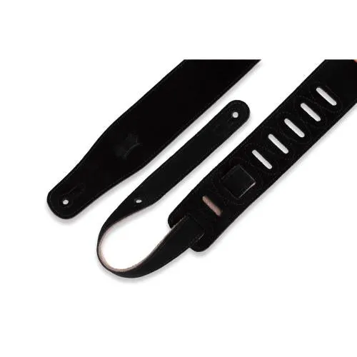 Levy's Suede Guitar Strap, Black