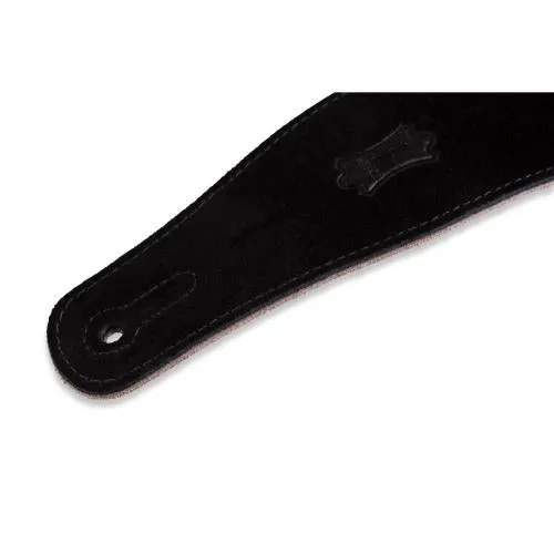 Levy's Suede Guitar Strap, Black