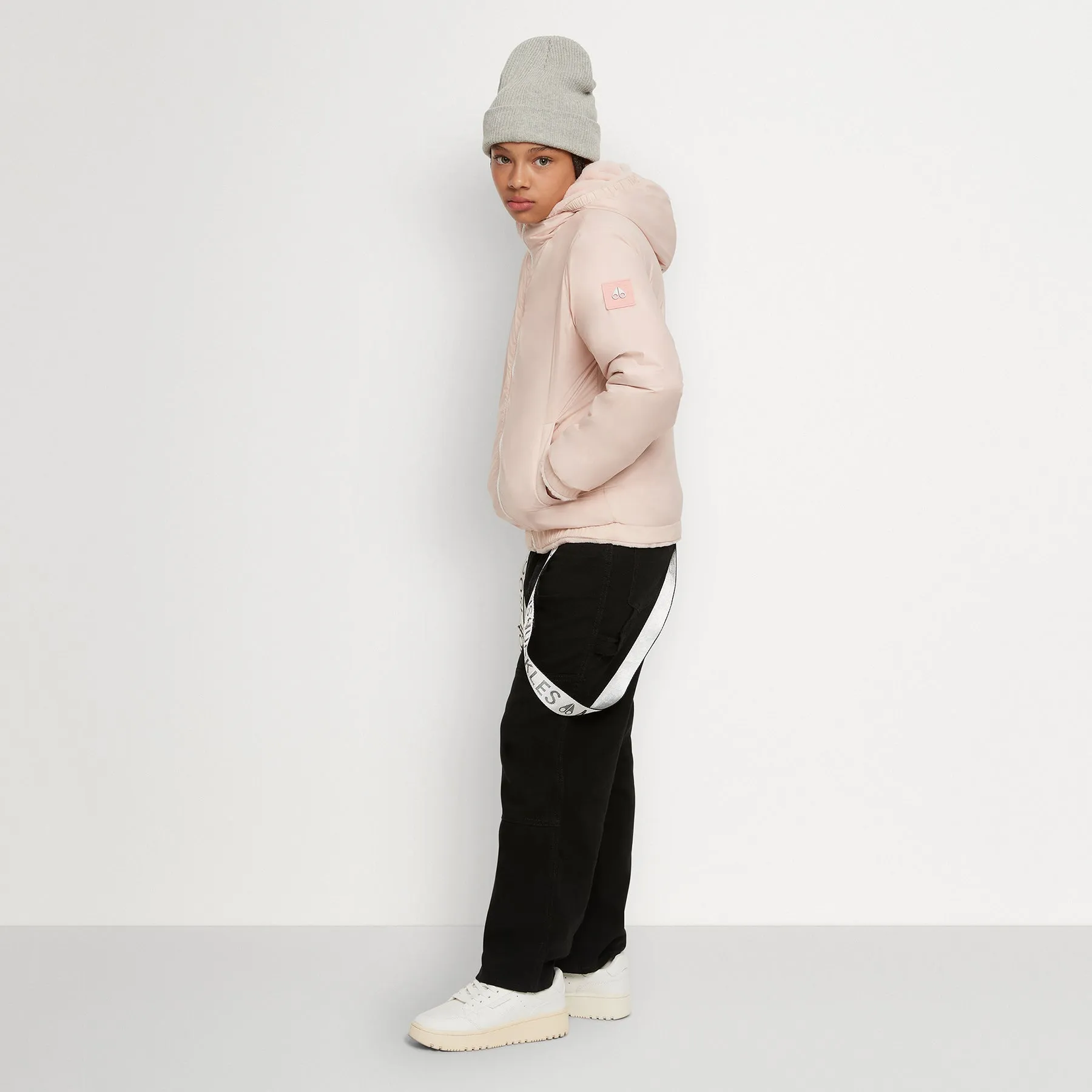 MOOSE KNUCKLES Simcoe Reversible Bunny Jacket - Dusty Rose