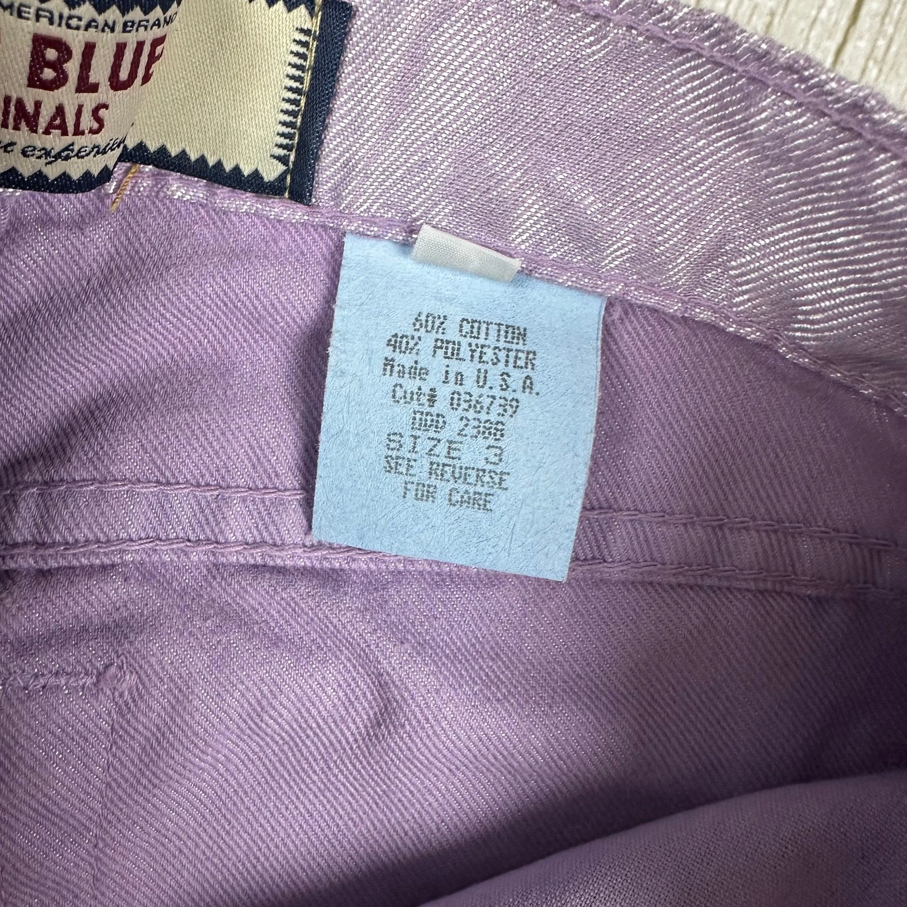 Paris Blues USA Made 90's Vintage Purple Flares - Suit Size 8