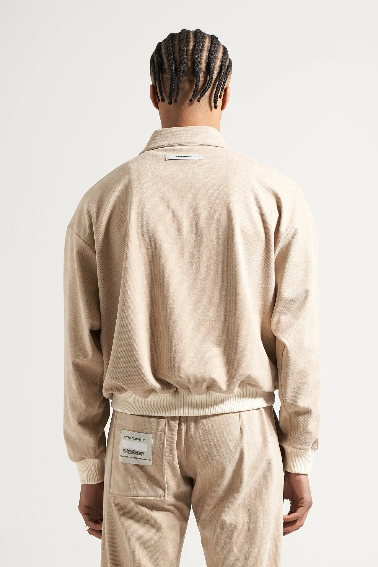 The Suede Twill Track Shirt
