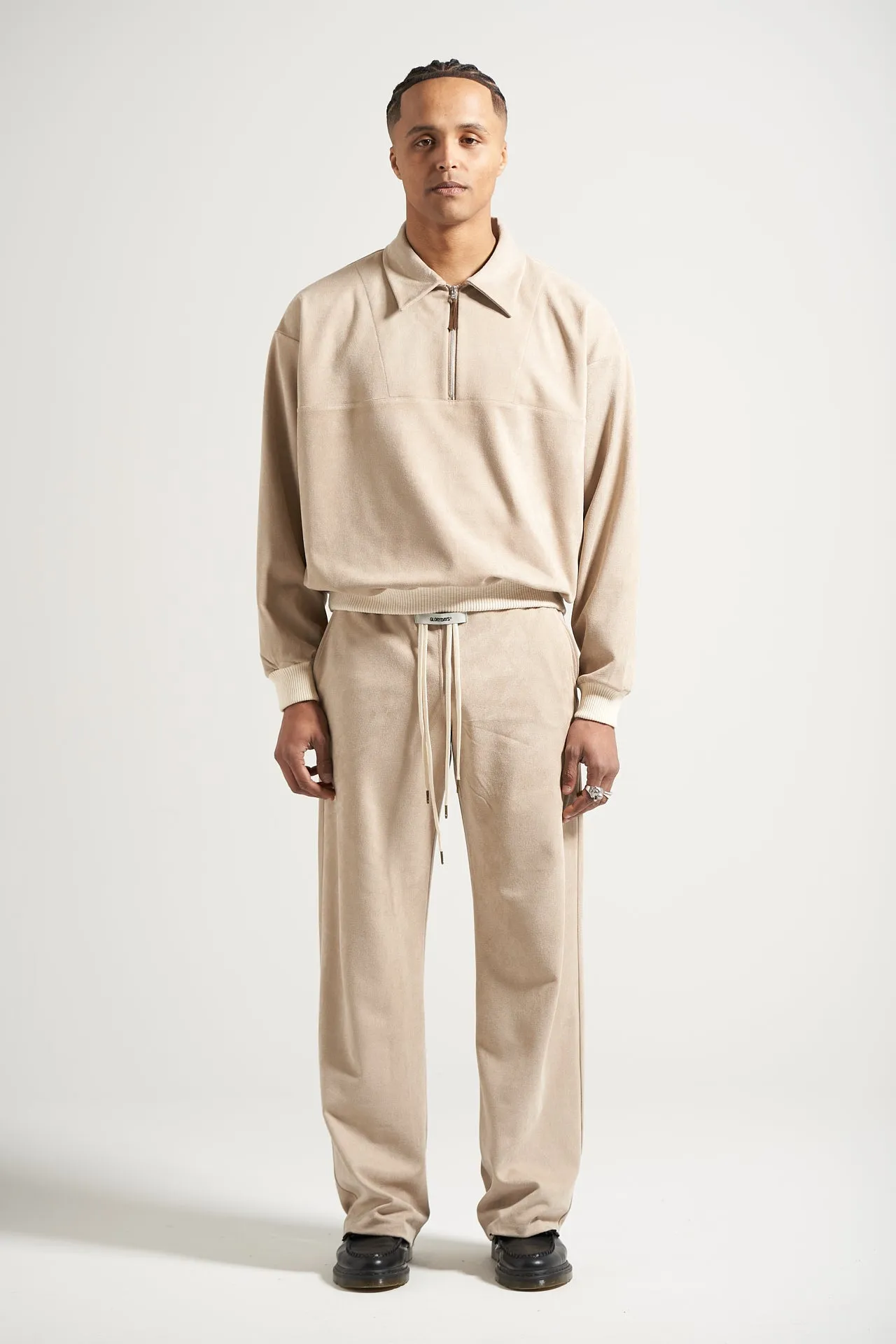 The Suede Twill Track Shirt