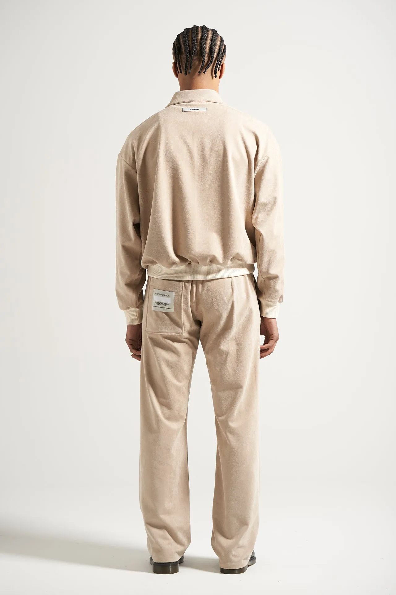 The Suede Twill Track Shirt