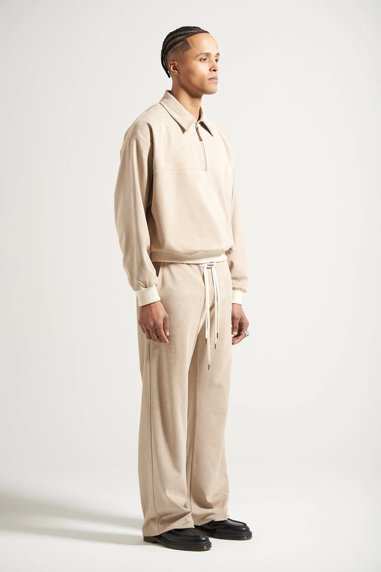 The Suede Twill Track Shirt