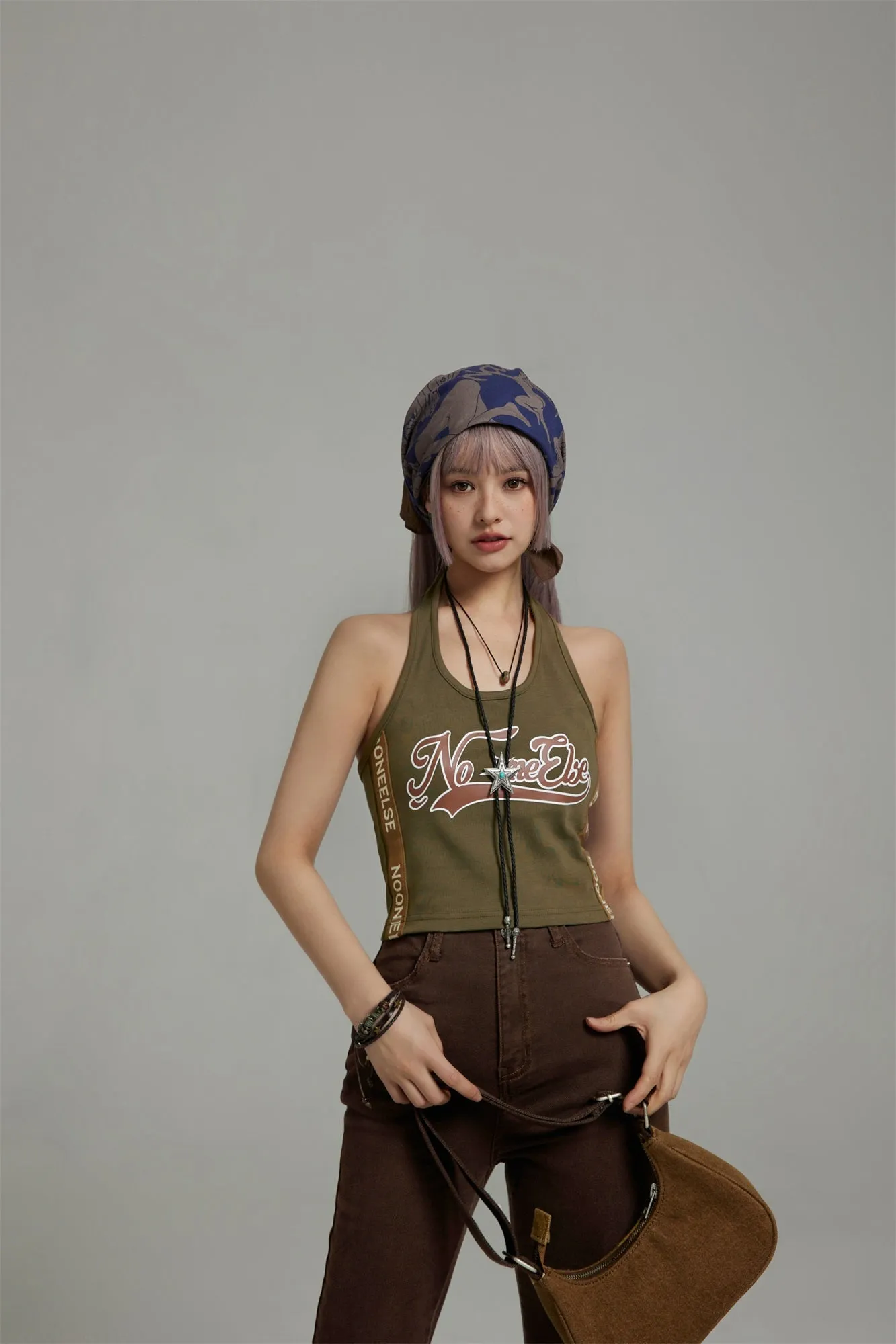 Vintage Halter Noe Logo Top