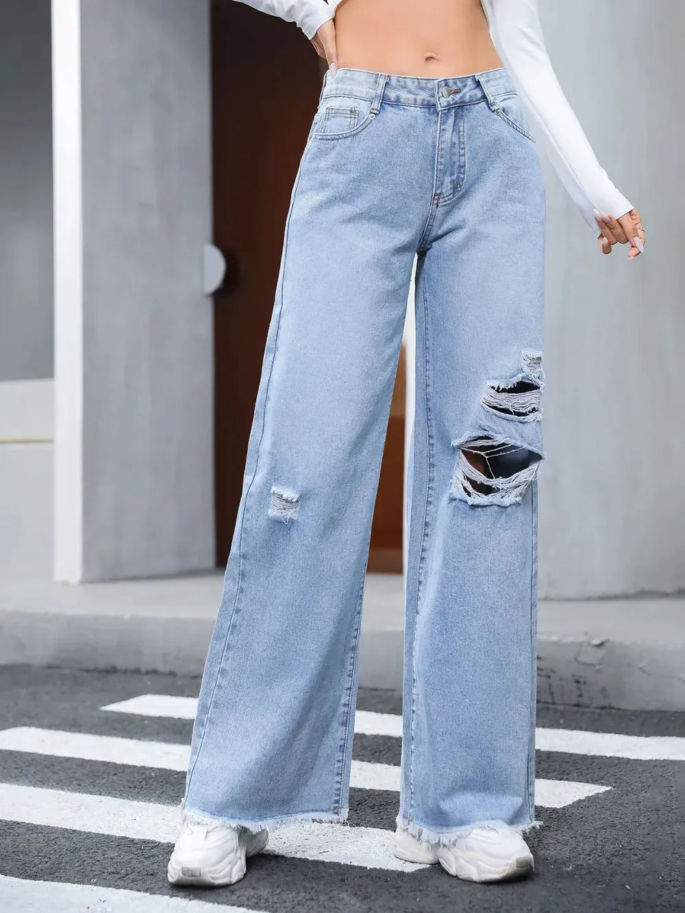Women’s flared Leg Jeans casual wear