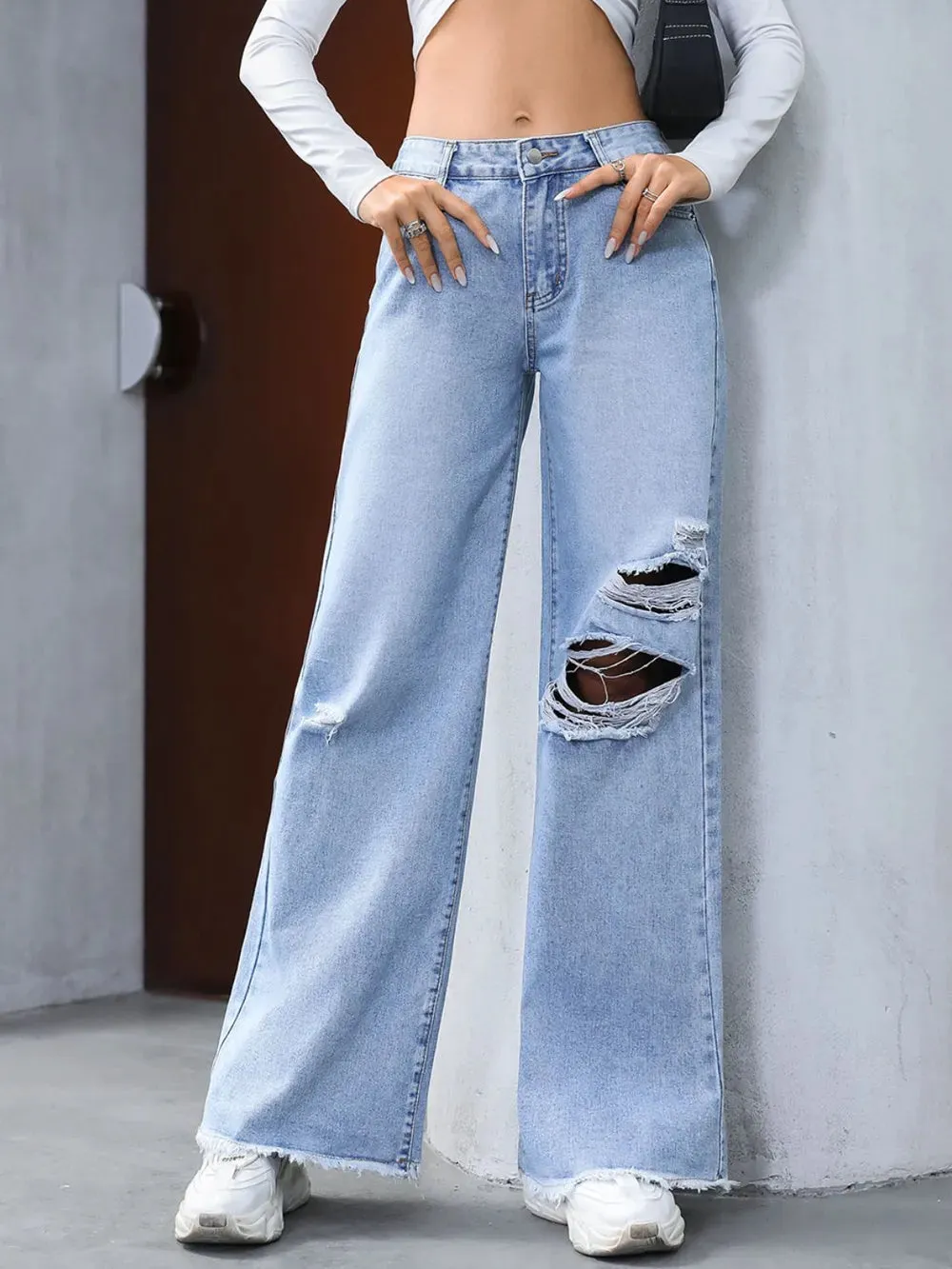 Women’s flared Leg Jeans casual wear